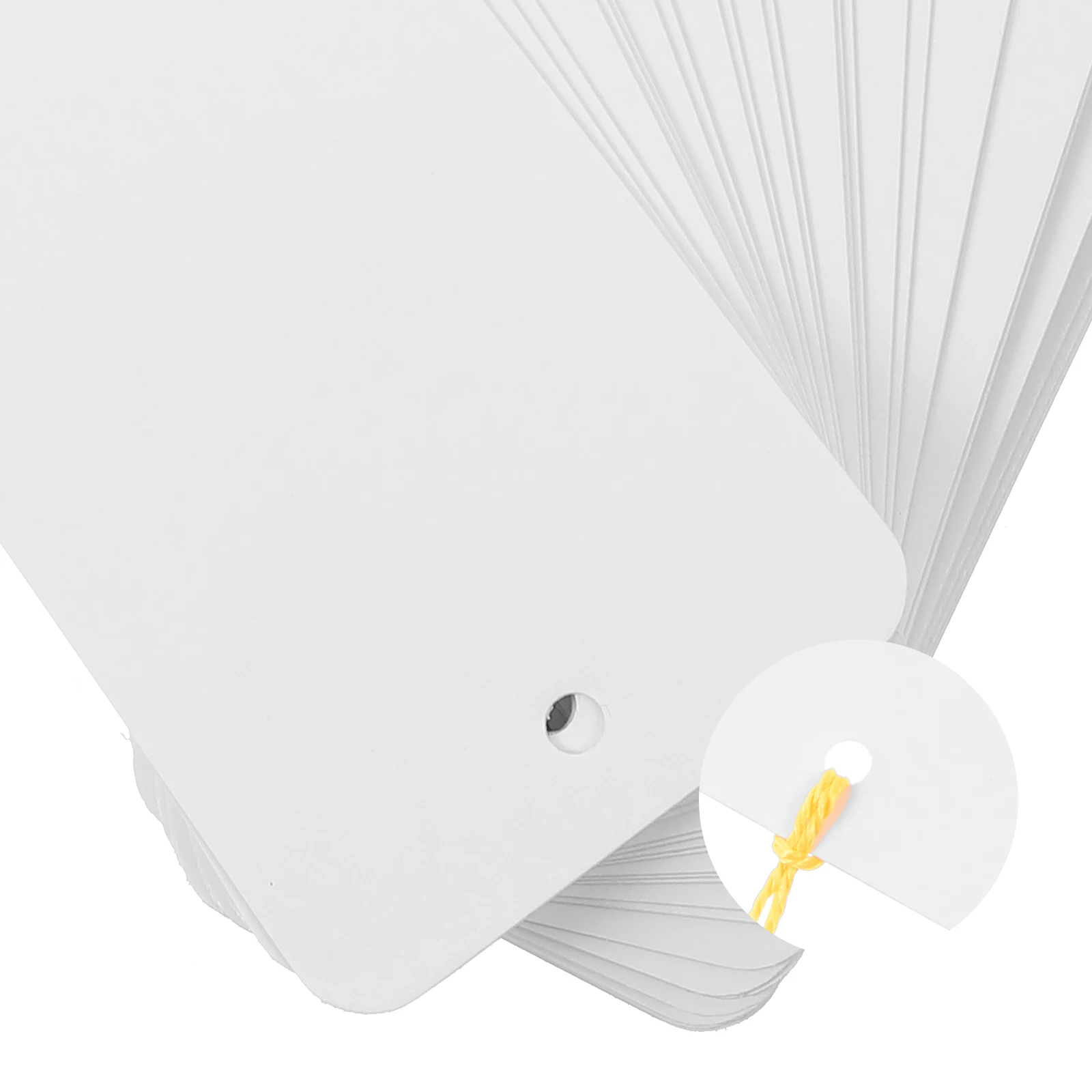 

24pcs Blank Bookmark Paper Book Mark White Tassel DIY Craft Writer Reader Decoration Wedding Souvenir Business
