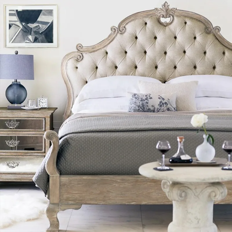 سرير فريد من نوعه بحجم كوين منظم فاخر سرير شمالي بسيط لغرفة النوم Camas De Matrimonio Dormitorio إكسسوارات منزلية