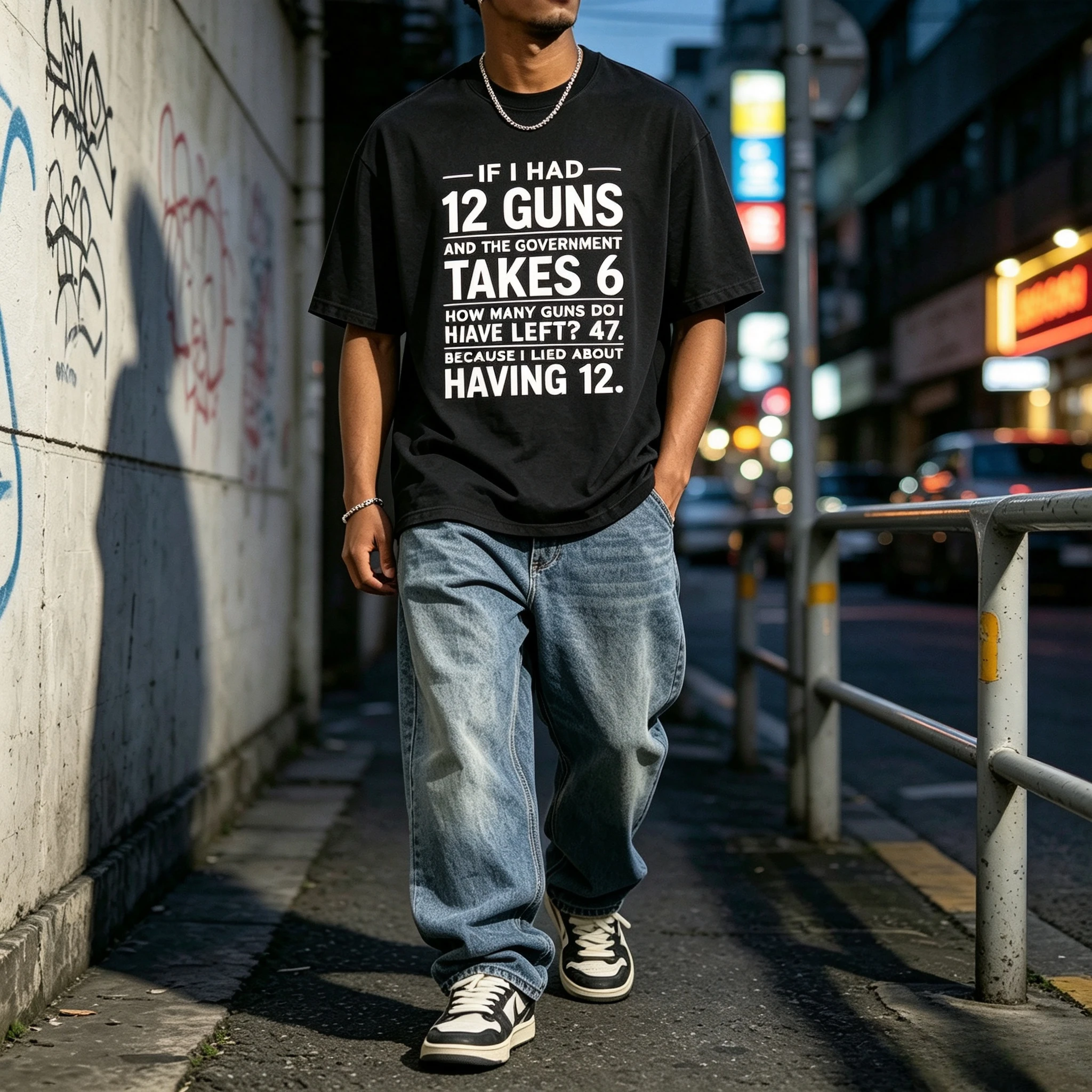 Single-sided Printed Round Neck Short-sleeve T-shirt| Men's 