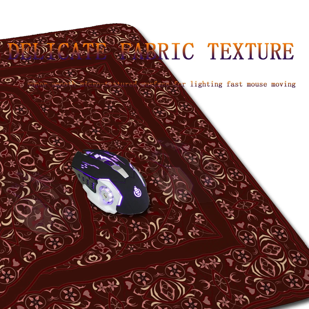 Persian Retro Style Big Mouse Pad Large Desk Mat XXL Gaming Mouse Pad Non-Slip Game Mousepad Office Mat