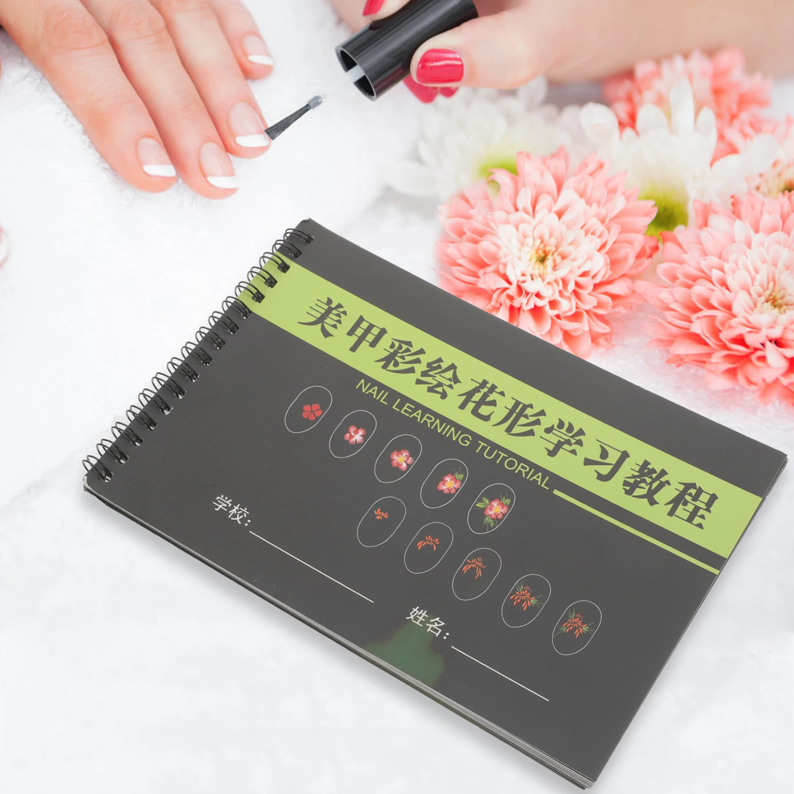 

Art Exercise Manicure Learning Paper Book Painting Practice Sheet Technician Supplies Nail Practice Kit For Beginner Nail
