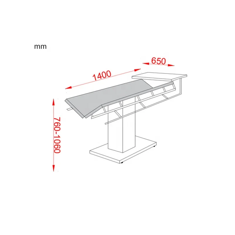 Veterinary Equipment Vet Hospital Clinic V-type Animal Operating Table