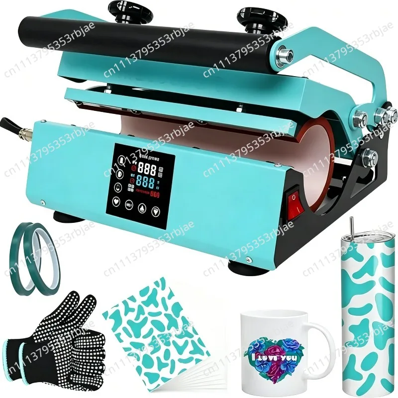 Precise digital temperature & time control panel, stable heating to ensure clear, vivid pattern transfer without fading.