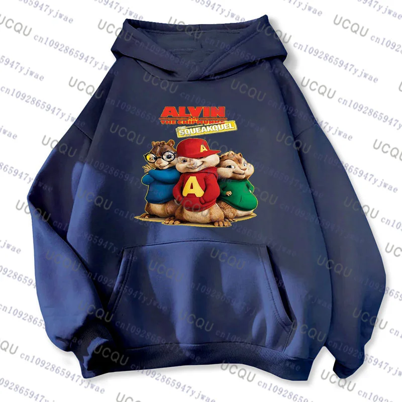 ألفين والسنجاب مقنعين الخريف الشتاء أزياء للجنسين الرياضة مقنعين ألفين السنجاب هالوين تأثيري الاطفال مقنعين البلوفرات