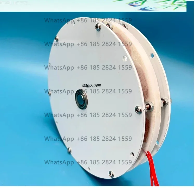 

300W Low-RPM Coreless Disc Generator High Efficiency PM for Wind Water Power NEW