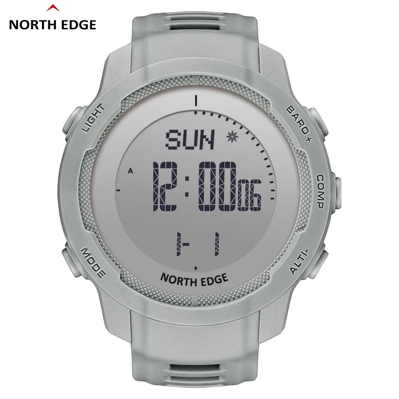 NORTH EDGE New Vertico Men Digital Watch Military Sports Watches Waterproof Altimeter Barometer Compass Alarm Outdoor Wristwatch