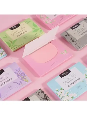 5 Box Matte Face Wipes Oil Control Oil-absorbing Face Cleaning Beauty Makeup Tools Accessories Facial Oil Blotting Sheets Paper