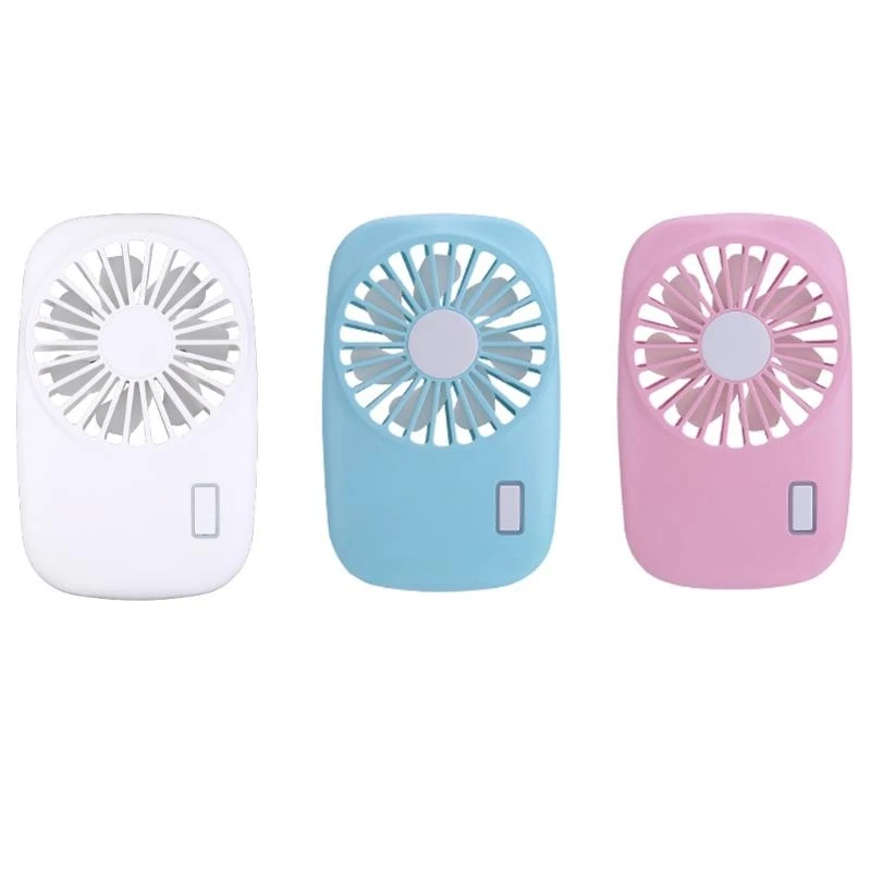 K3NB Summer Portable Mini Fan 2 Speed Adjustable Fan USB Rechargeable Desk Handheld