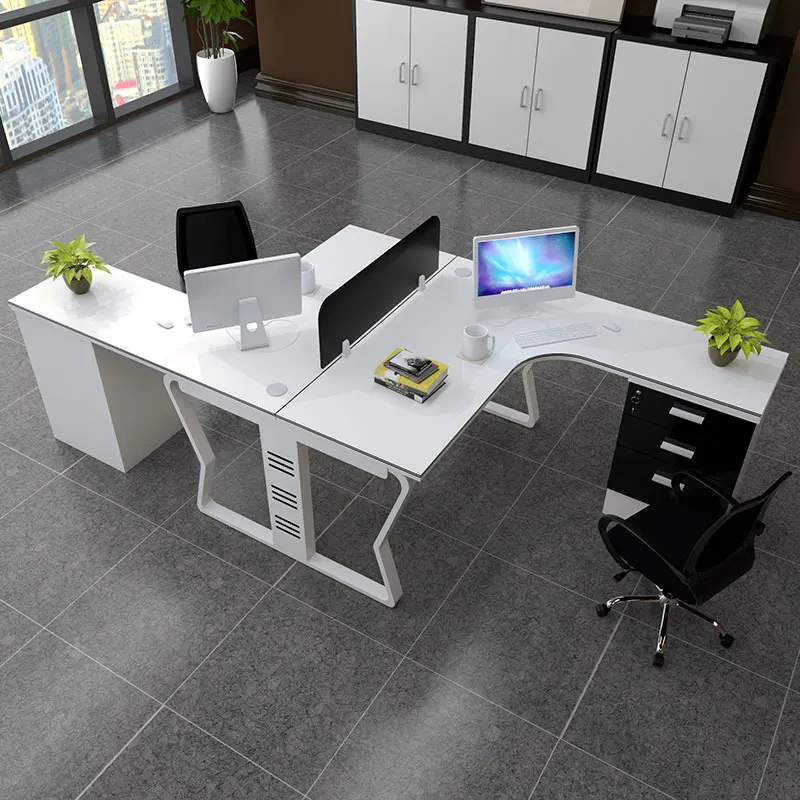 Modern Table Office Furniture Workstation 2,4,6 Seater People Office Desk Workstation