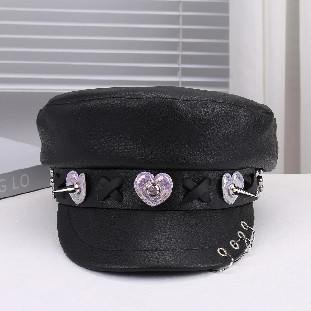 

Fashionable Stage Skull Head Decoration Hat Versatile Outdoor Travel Cosplay Halloween Matching Stylish Accessory