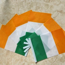 Asta de bandera irlandesa para exterior decorativa