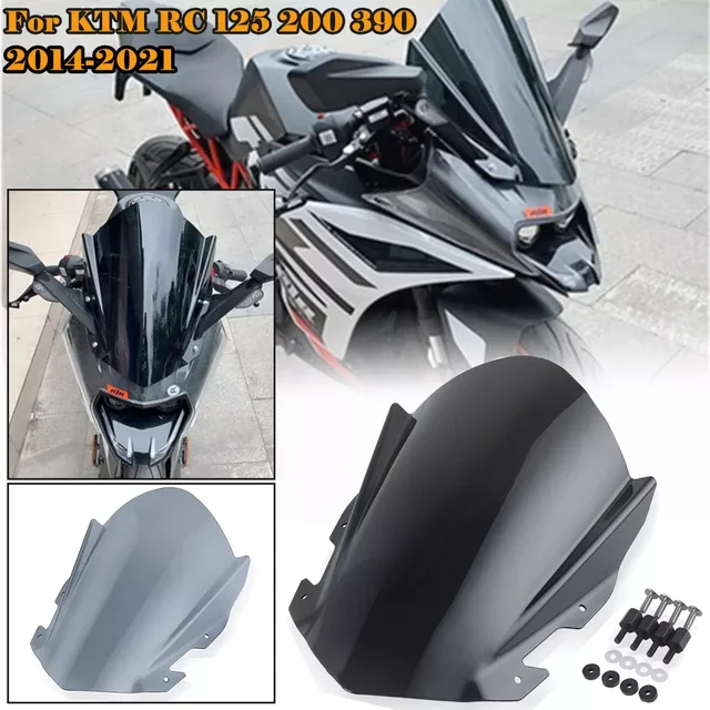 オートバイ用ウィンドデフレクター,高品質のオートバイアクセサリー,ktm rc390/200/125,2014-2021