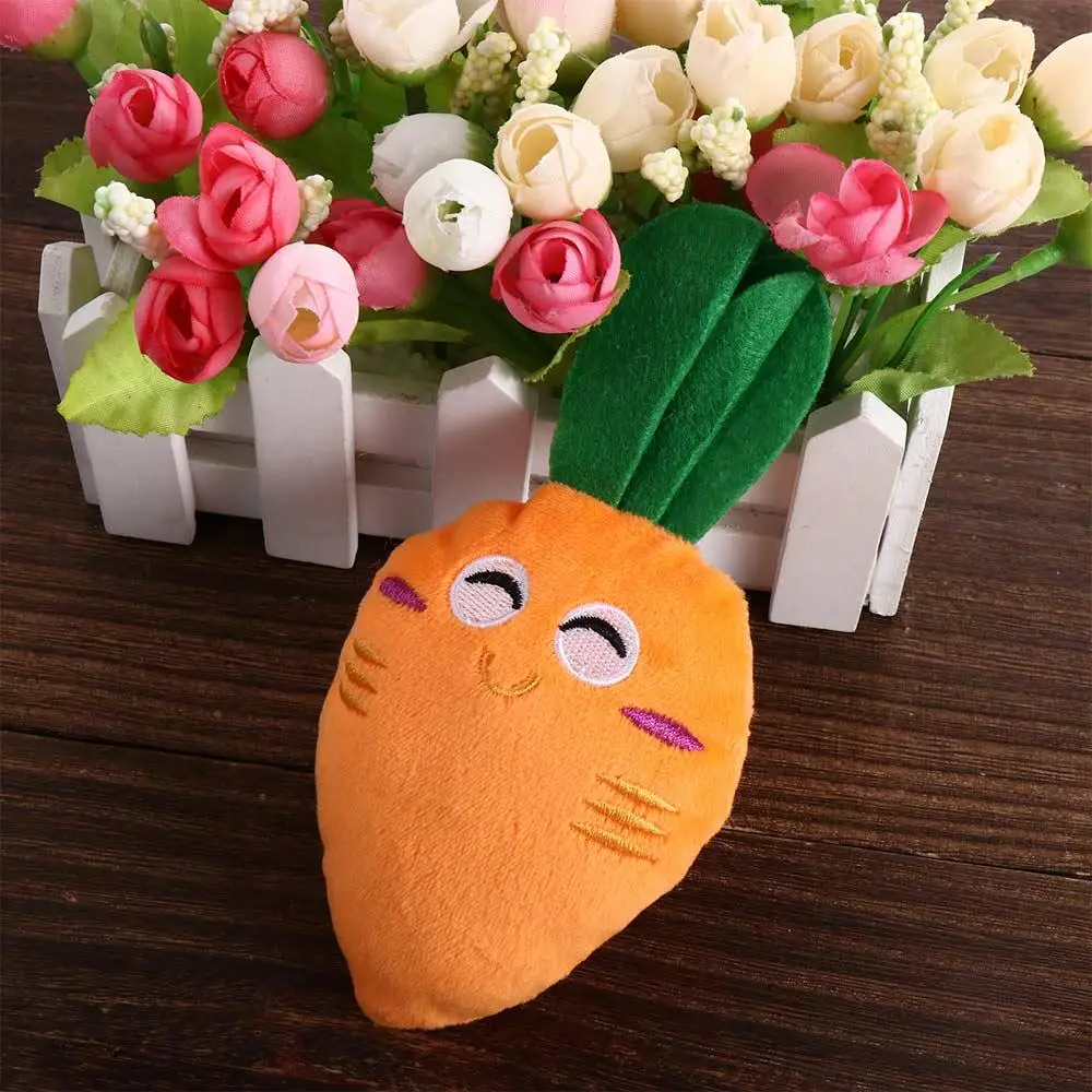 

New Funny Carrots Plush Sound Puppy Dog Pet Supplies Chew Squeaker Squeaky Dog Toys