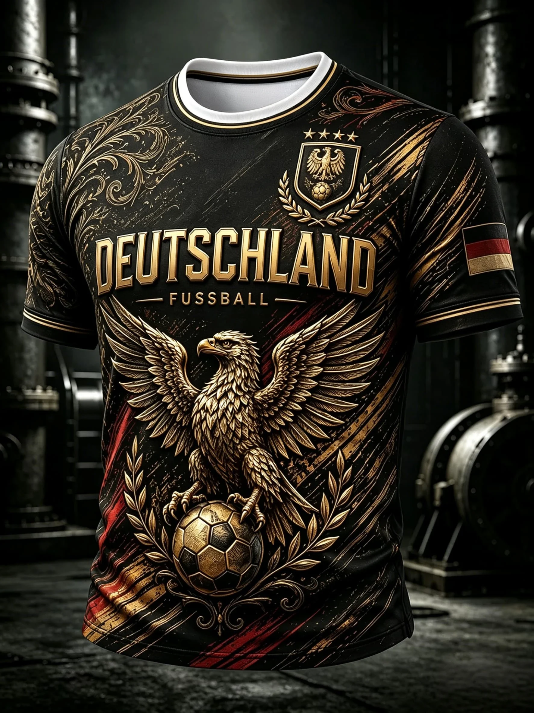 Camiseta de Fútbol para Hombre - 3D Printing Eagle reseña y precio