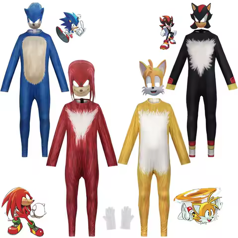 Anime The Sonic Kid Series cosplay characters Halloween cartoon Children costumes stage performance live Cosplay Costumes