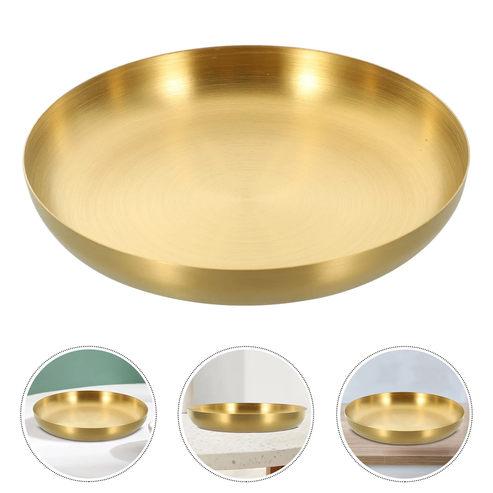 

Steak Plate Dessert Dinner Dishes Serving Tray Stainless Steel Divided Leakproof Metal Plates for Eating Toddler Fast Food