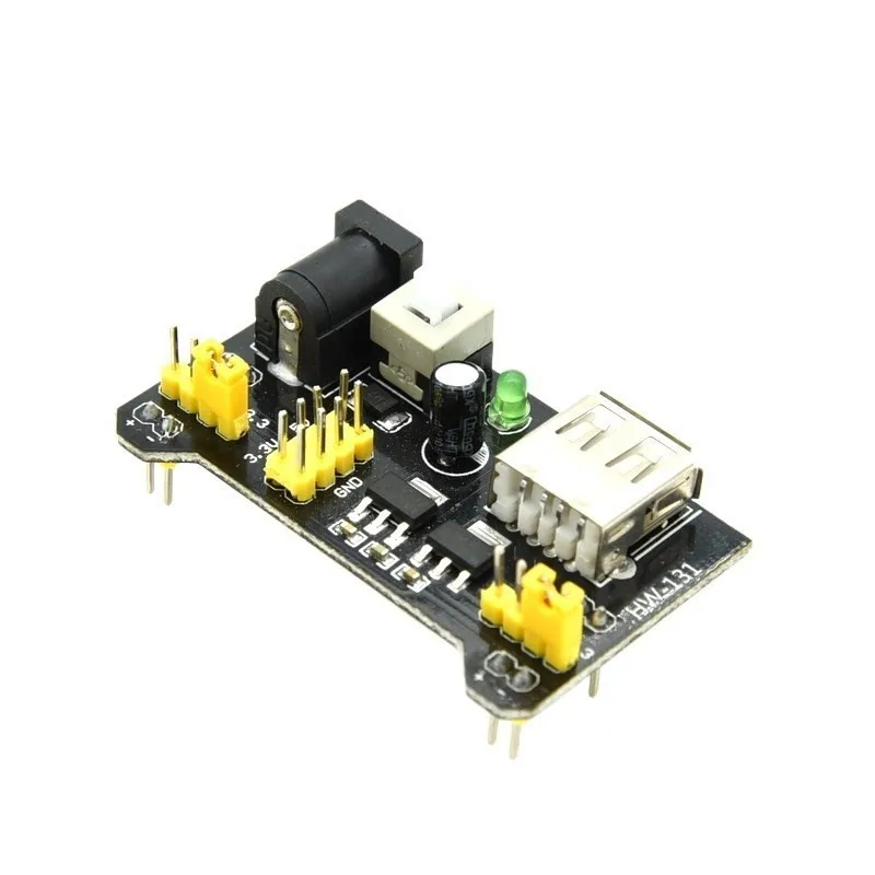 3.3V/5V MB102 Breadboard Power Module+MB-102 830 Points Prototype  For Arduino kit +65 Jumper Wires Wholesale