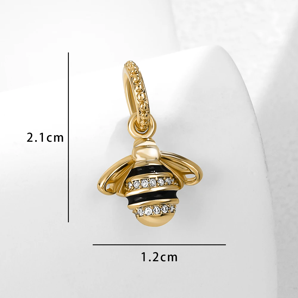 Koralik charms ze srebra próby 925 z serii Forest, świecący w ciemności, w kształcie świetlików, ważek i pająków, pasujący do oryginalnych bransoletek z zawieszkami, biżuteria DIY dla kobiet.