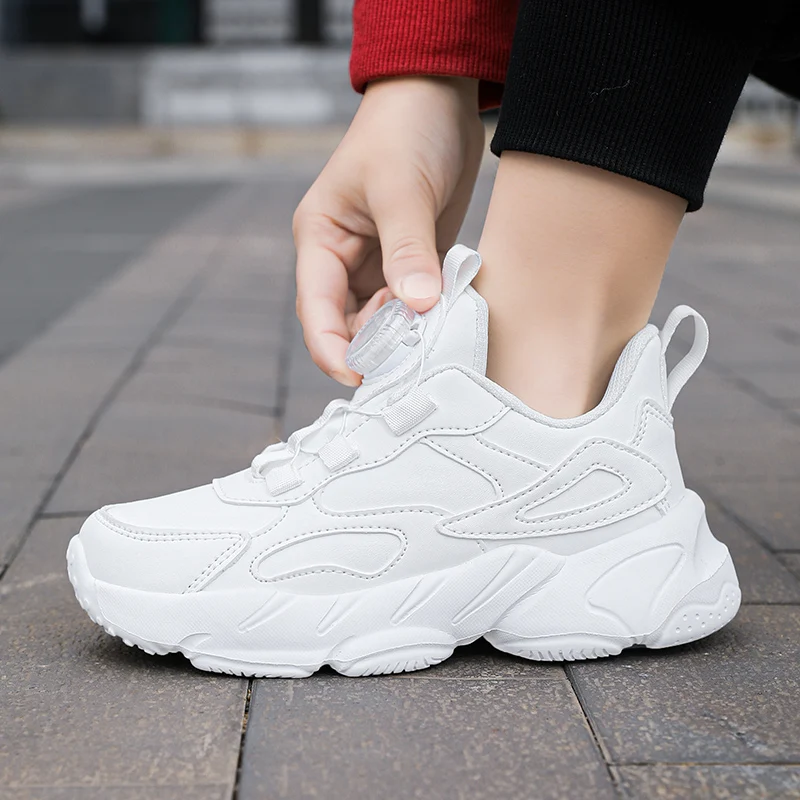 White Girls Sneaker Children Shoes New Spring Summer Platform Casual Sneaker Running Sports Tennis Kids Shoes for Girl