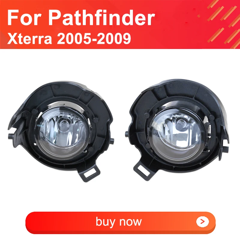 

1 Pair Fog Lamp Assembly for Nissan Pathfinder Xterra 2005-2009 Front Bumper Fog Light with Wire Relay Switch