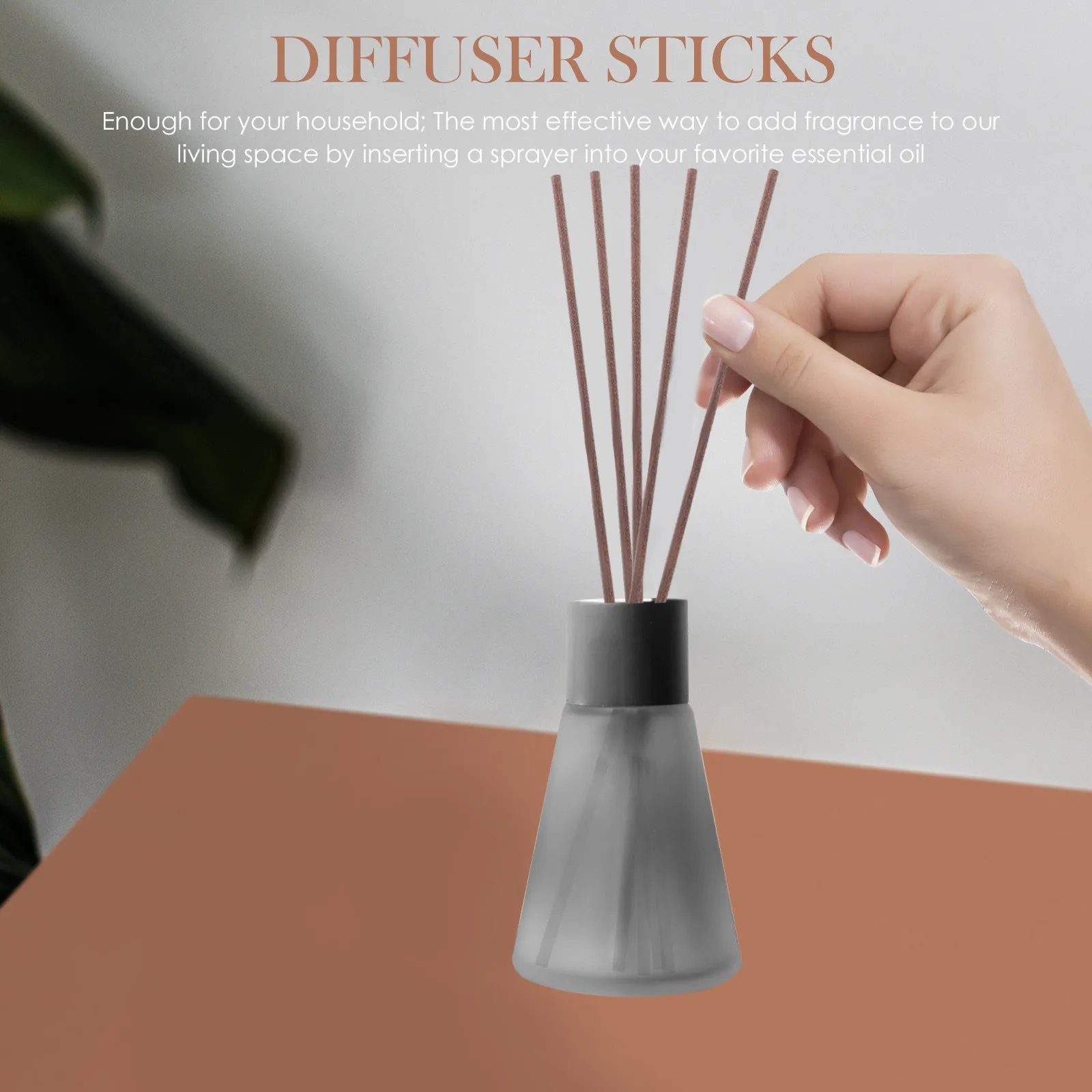 30Pcs Eco Friendly Reed Diffuser Sticks High Pigment Dye Non Bleeding Aroma Reeds for Essential Oil Diffusers Home Scenting