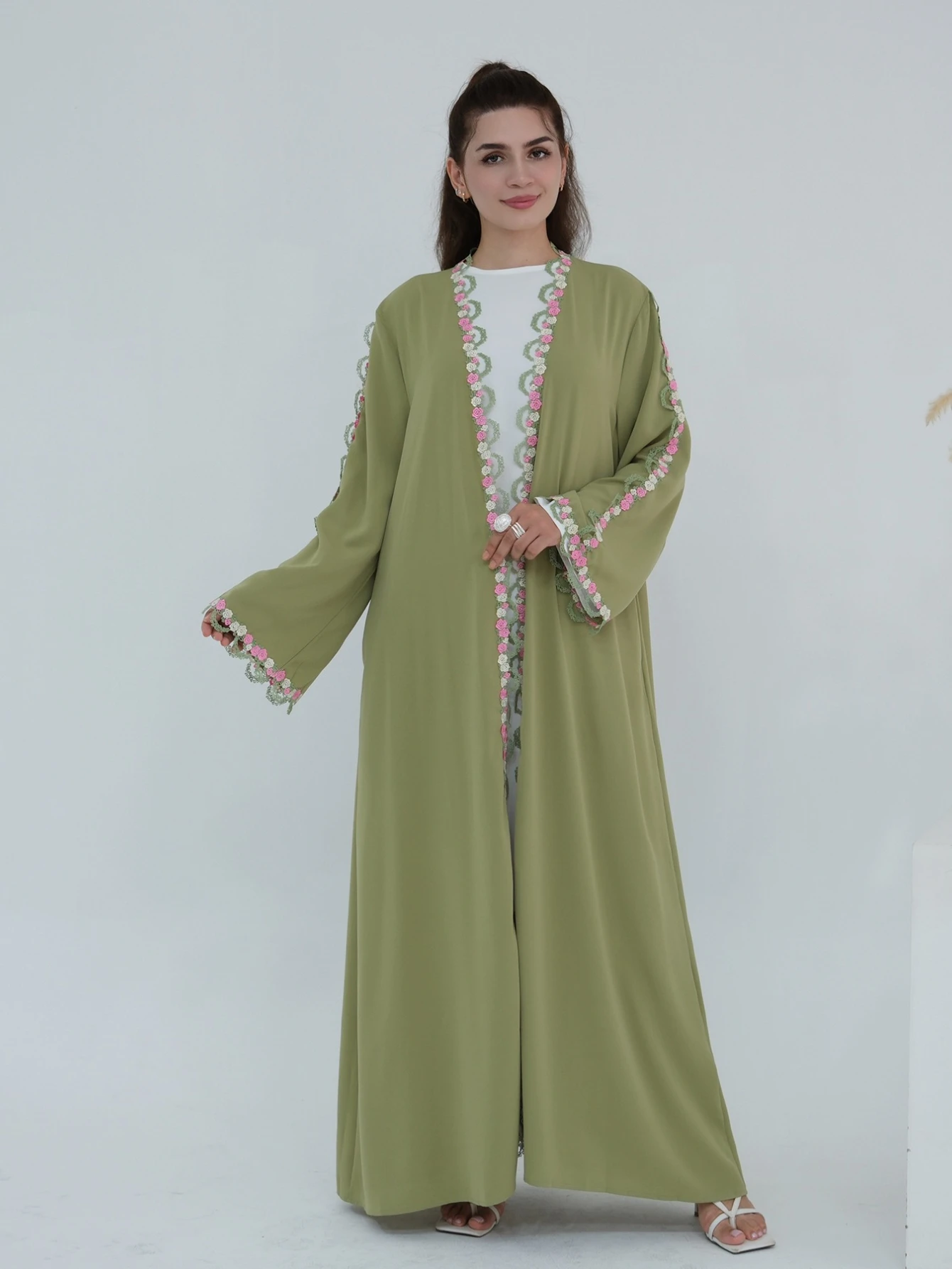 Eid Abaya Women Dress Muslim Embroidery Dubai Vestidos Largos Long Dresses Kaftan Arab Robe Party Caftan Jalabiya Ramadan 2025