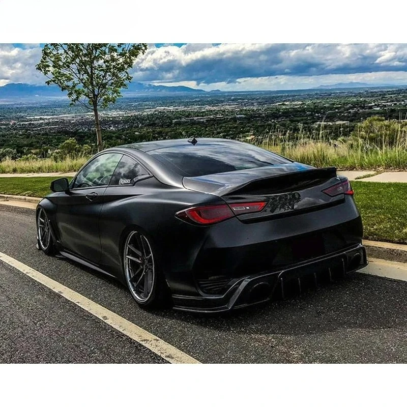 مبيعات المصنع مباشرة لغطاء صندوق ألياف الكربون Q60 Q60S #6