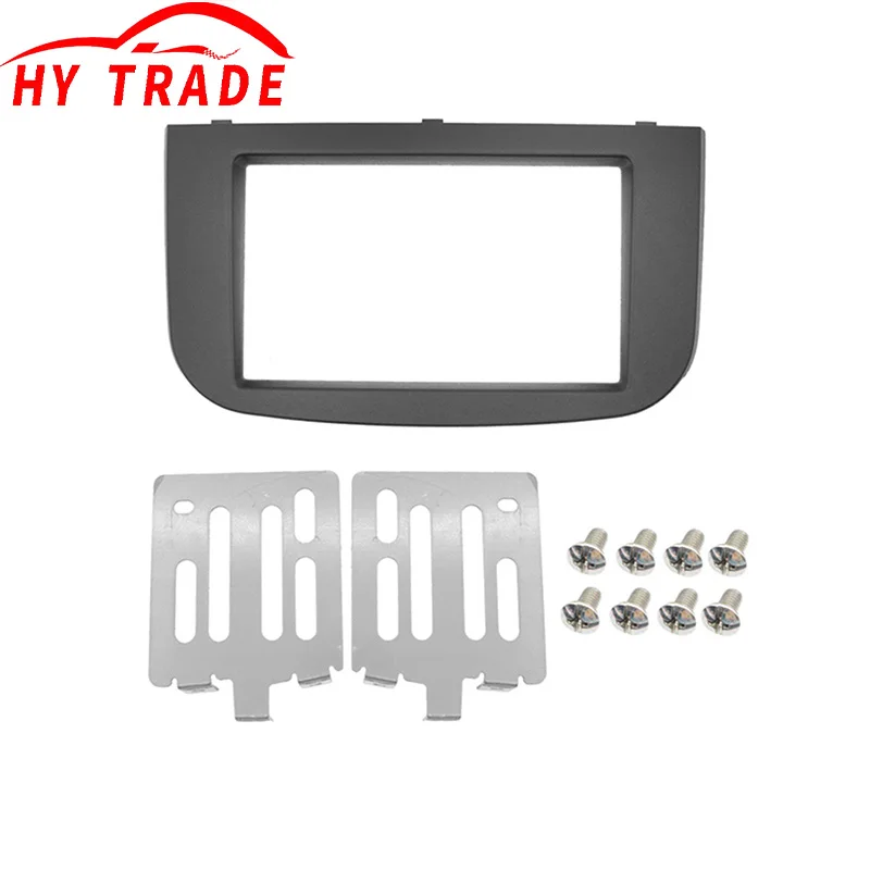 

HY Car DVD Radio Fascia for 2007 Mitsubishi Colt (Z30/Z30G/Z3B/Z3V) Audio Panel Dashboard Frame Mount Kit Adapter Cover