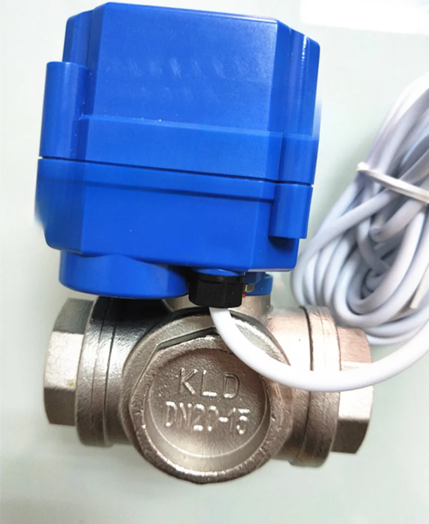 Electric valve T-type three-way valve A-1