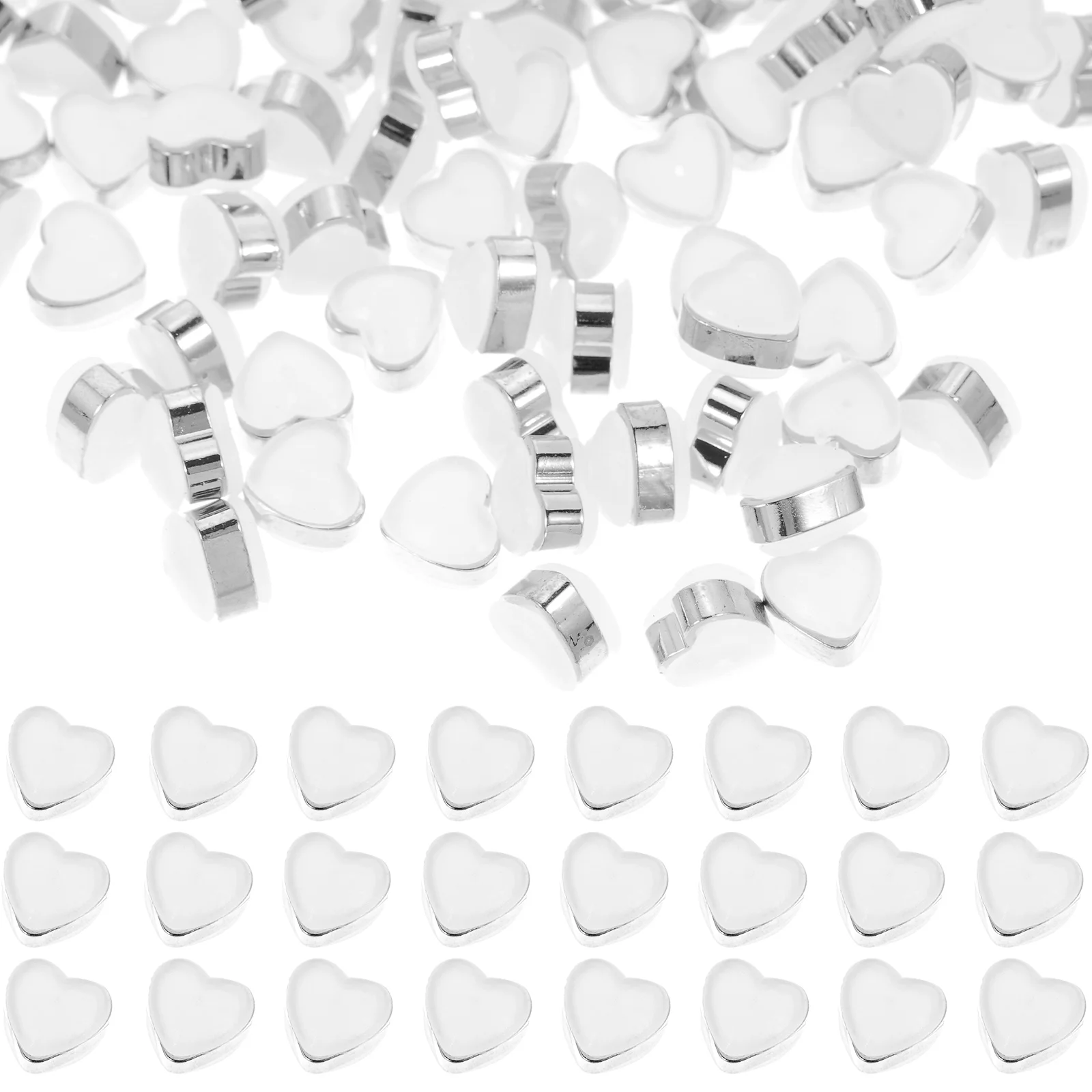 100 Pcs Screw Love Earplugs Miss Safety Silica Gel Fashionable Silicone Earring Backs