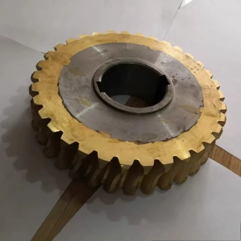 Shenyang Zhongjie boring machine TPX6111B TPX619B copper turbine 30337 sliding seat worm gear box copper worm gear