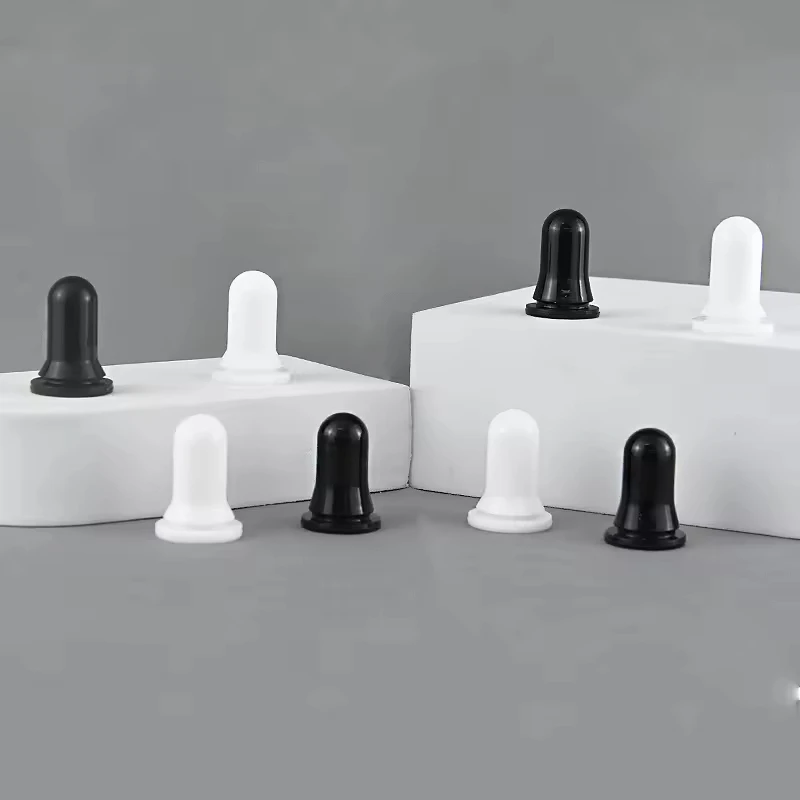 

Rubber Bulb Dropper Head for Essential Oil Bottle Shiny/Matte Black/White Rubber Teat Droppers Boston Bottle Lids Bottle Caps