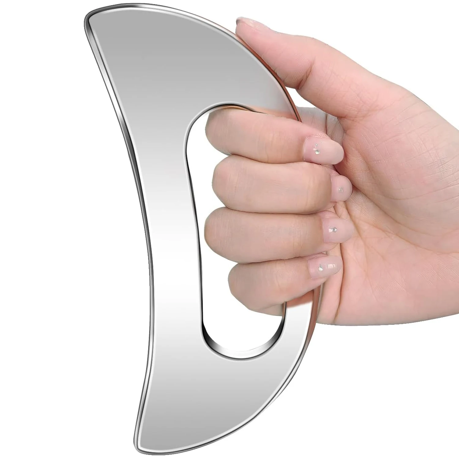 

Stainless Steel Gua Sha Tools - Massage Scraping Tool for Soft Tissue Mobilization, Physical Therapy for Back,Legs,Arms,Shoulder