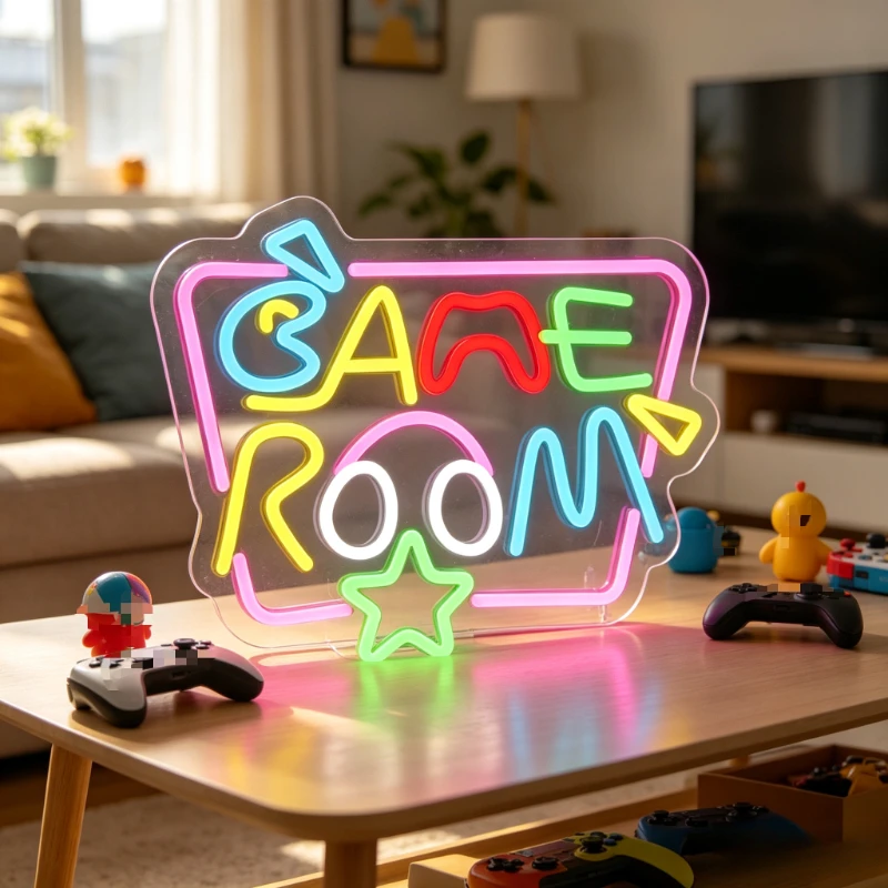 Esports Gaming Setup - Enseigne néon LED pour salle de