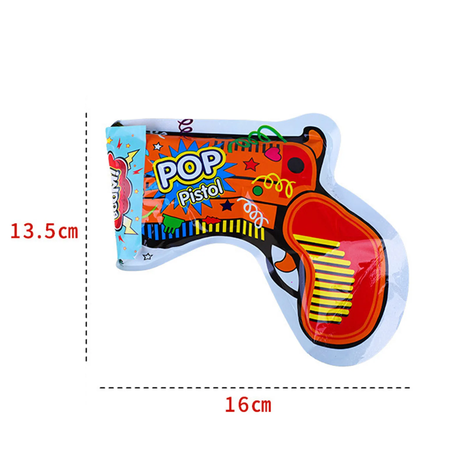 Handheld Fireworks Gun Toys Safe Eco-friendly Lightweight Inflatable Firework Toy for Wedding Party Supplies Children's Toys