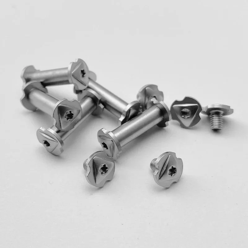 5MM/6MM Knife Handle Fastening Screws Rivets On The Lock Screws Rivets Shank Tool CNC Engraving Mill Handle Screw Rivets 2PCS