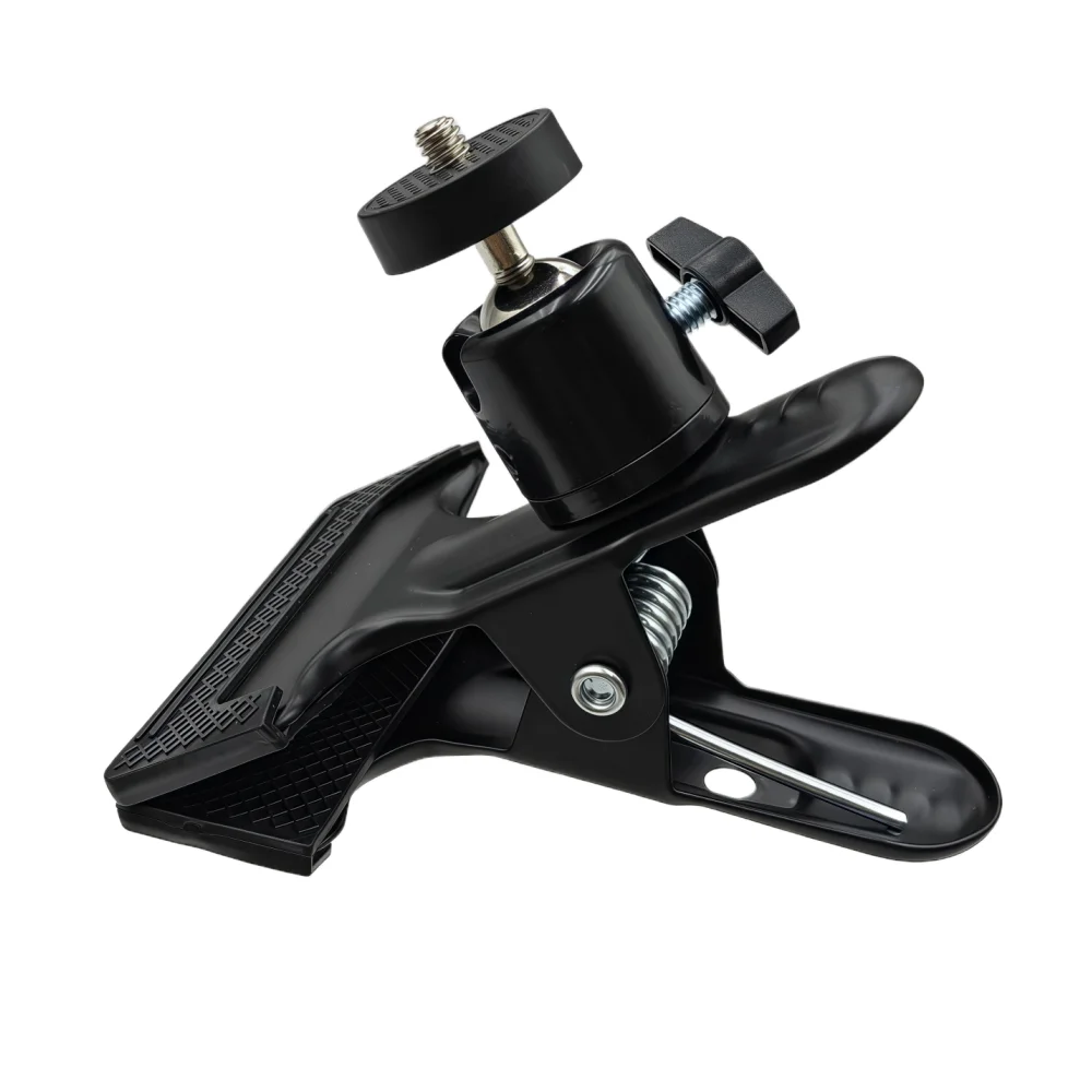 Metal Ball Head Clamp With 1/4" Screw Grip Clip Mount Camera Mobile Phone Holder Photography Accessories For Photo Studio view 4