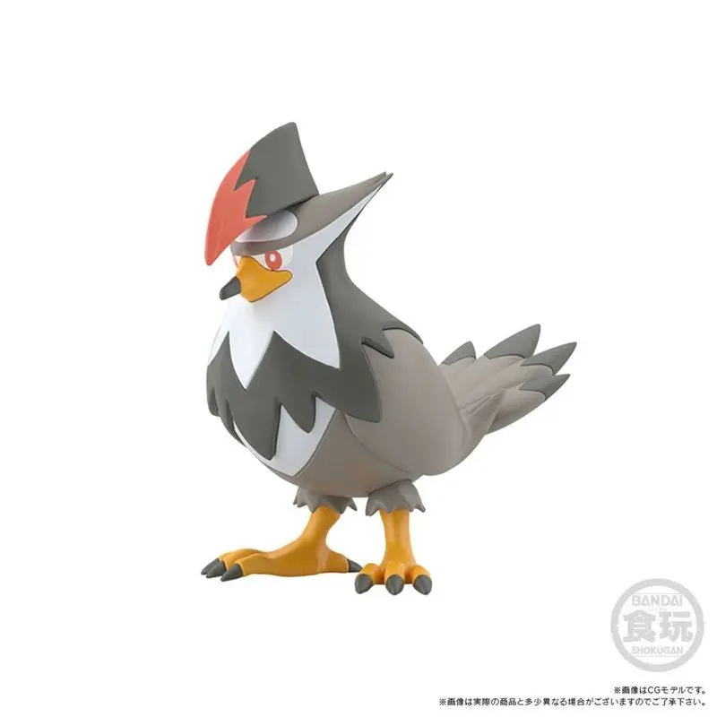 Bandai Pokemon échelle mondiale Sinnoh région Barry Grotle Staraptor figurine modèle jouet Anime cadeau à collectionner