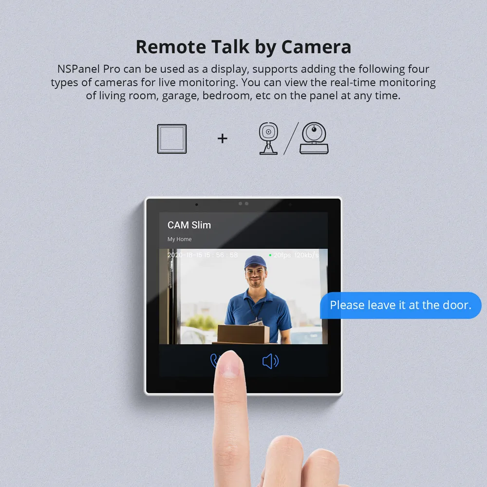 SONOFF NSPanel Pro Smart Home Control Panel Mehrere Controller 3.95 "TFT Touch Screen mit Zigbee Gateway Arbeit mit Alexa