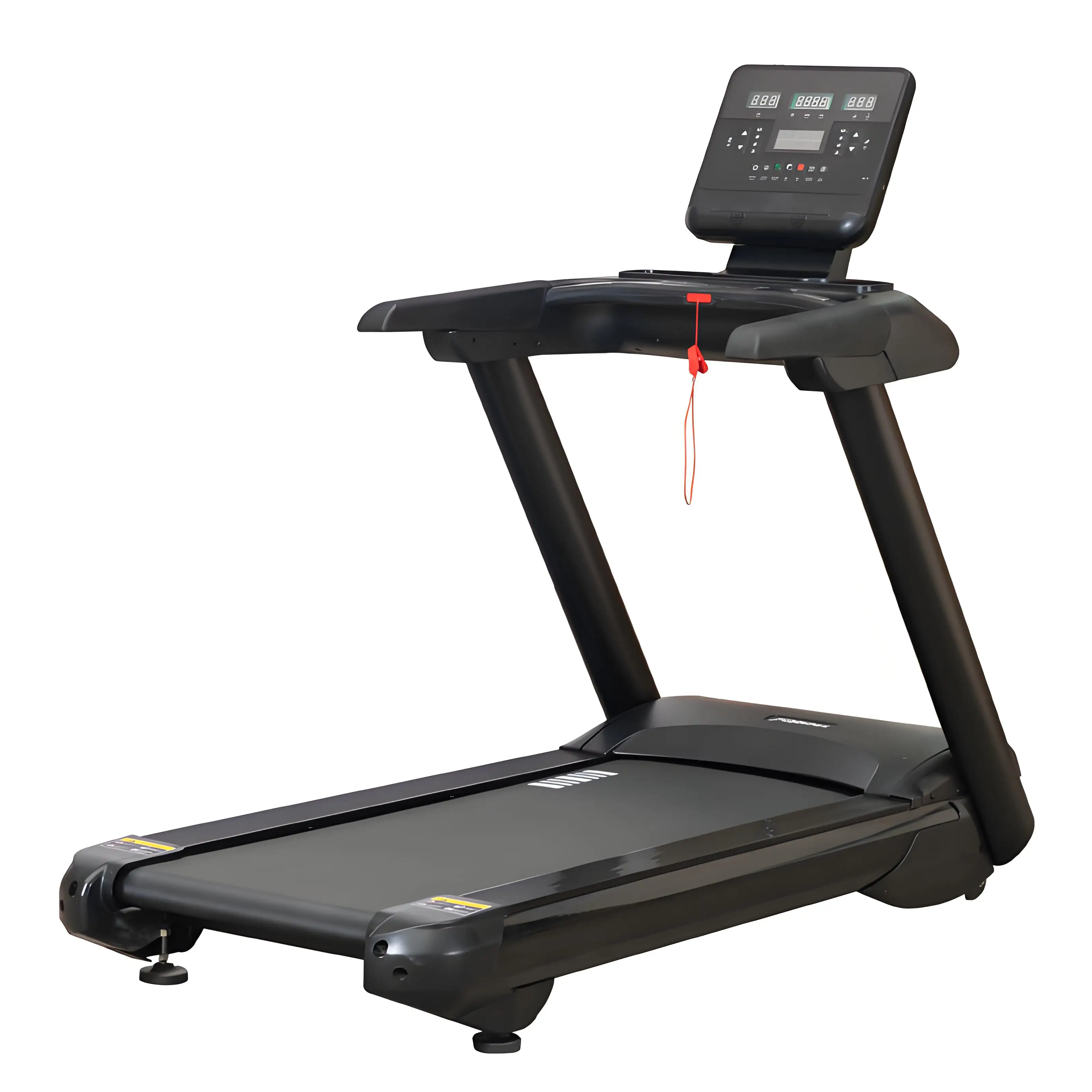 Electric Treadmill Commercial Grade Indoor Shock Absorption Multi-function Silent Smart Touch Screen Motor Heart Rate Test