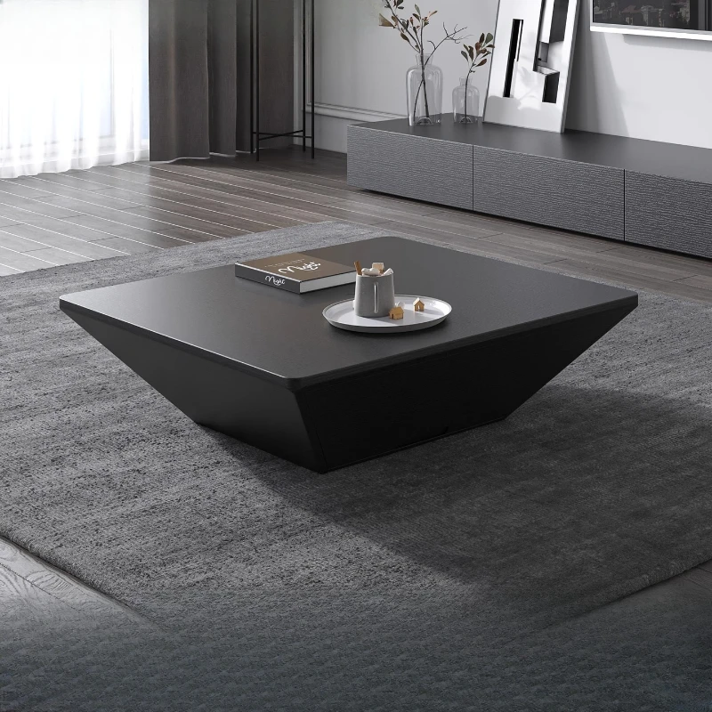 

For Luxury Modern Coffee Table Black Drawer Storage Minimalist Design Coffee Table Space Saving Unique Minimalist Furniture Home