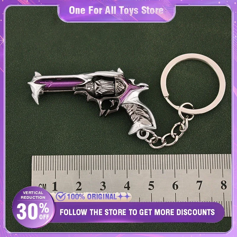 Arma Valorant, rifles de 6cm, Vandal Prime Reaver 2,0, cuchillo Karambit, juego de Metal, colección periférica de samurái, juguete de exhibición de escritorio