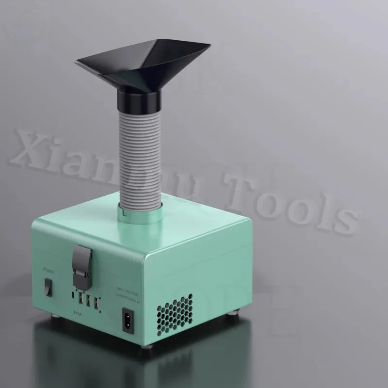 SIKO SK-102 Fume Extractor Welding Smoke Absorber Collector 150W Mini Desktop Fumes Purifier For Phone Repair And Soldering