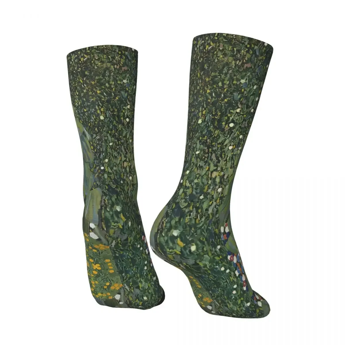 Crazy compression Gustav Klimt Sock for Men Vintage Seamless Pattern Crew Sock Casual