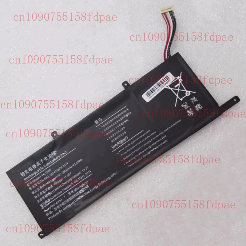 

New 5074116 PV-3S1P Laptop Battery 11.55V 3800mAh For DeeQ 16inch HL160G AN156 Notebook