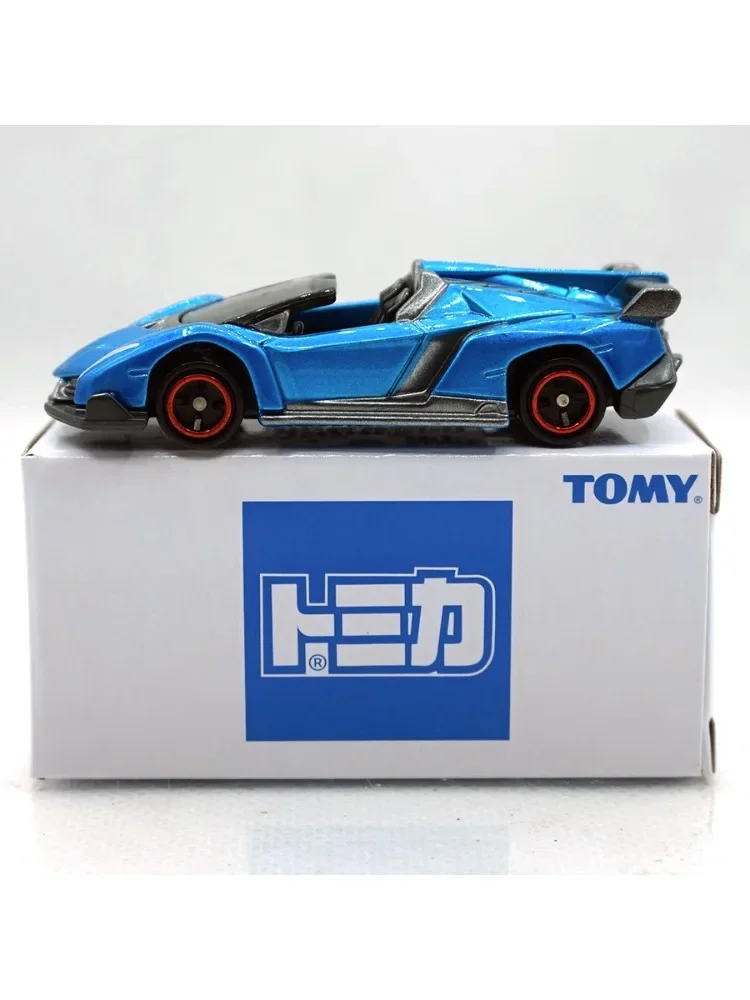 Takara Tomy Tomica Lamborghini Special Note Veneno Roadster Convertible Alloy Model Car, Decorative Room Gift for Children