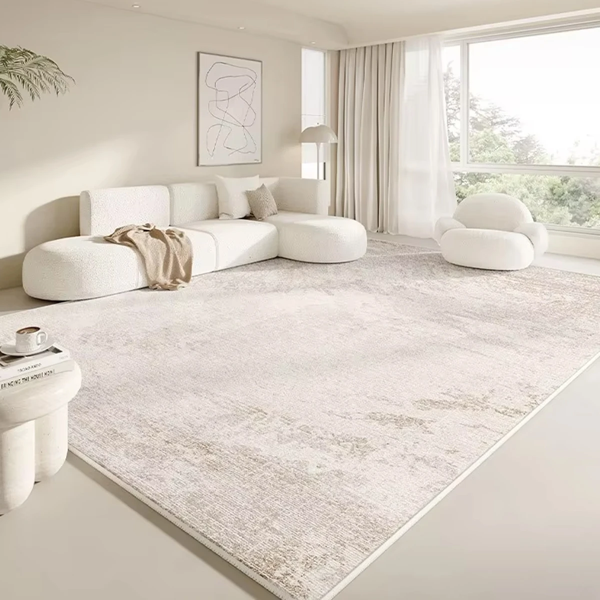 Carpets for Living Room Modern Rug Soft Fluffy Plush Carpet Bedroom Bedside Area Rugs Home Decoration Floor Mat Ковер В Гостиную