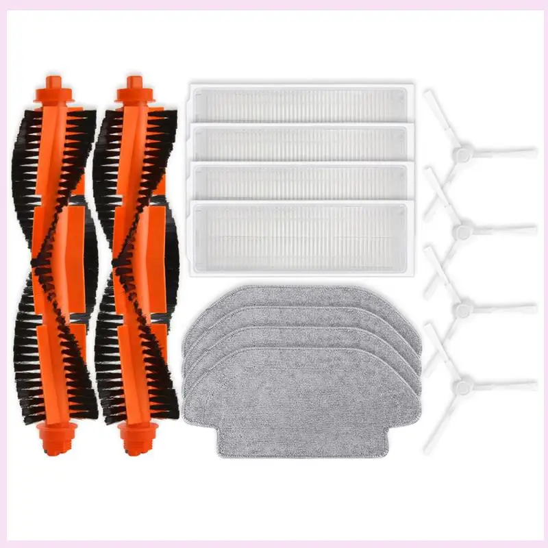 B25B For Genio Laser L700 Robot Vacuum Cleaner Replacement Parts Main Side Brush Hepa Filter Mop Cloth Parts Accessories Kits
