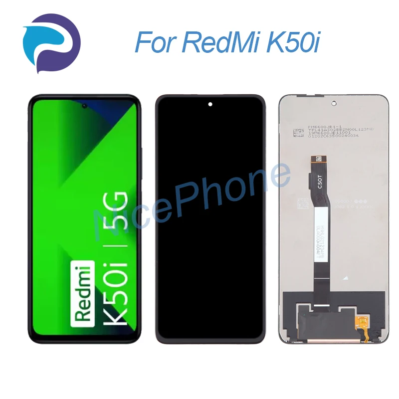 For RedMi K50i LCD Display Touch Screen Digitizer Assembly Replacement 6.67