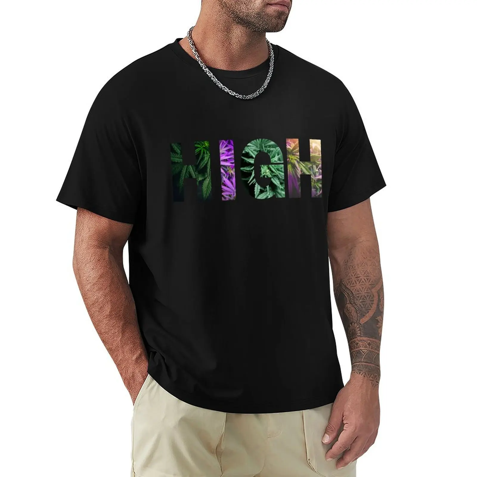 HIGH SMART SUCCESSFUL STONER We Are The Universe T-Shirt Casual Loose Short Sleeve Tee for Men